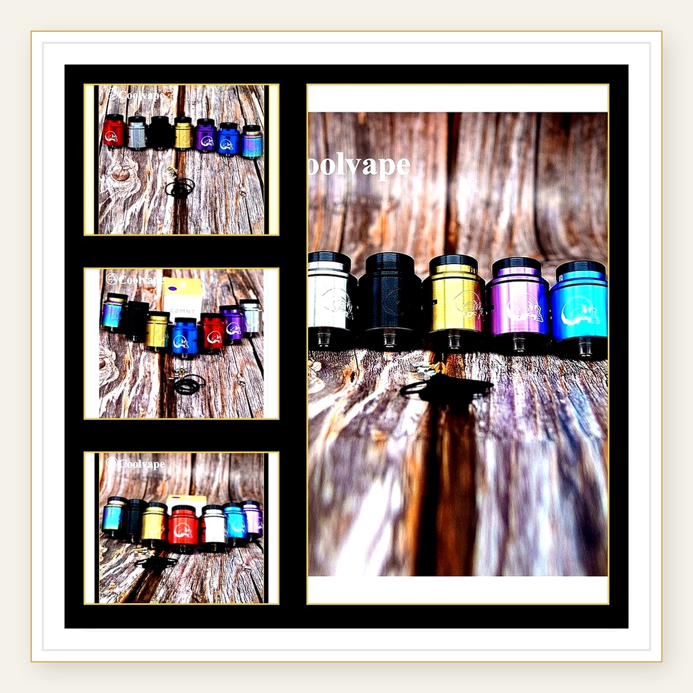 Accessories For Vaping - WOLFCOOL C2MNT RDA อะตอมไมเซอร์สำหรับบุหรี่ไฟฟ้า - อุปกรณ์เสริมแทงค์คอยล์เดี่ยวและคู่ที่ใช้งานได้หลากหลาย