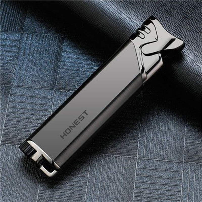 Accessories For Vaping - ใหม่โลหะ Ultra Thin เรียว Jet ไฟฉายตรงแก๊สชาร์จ