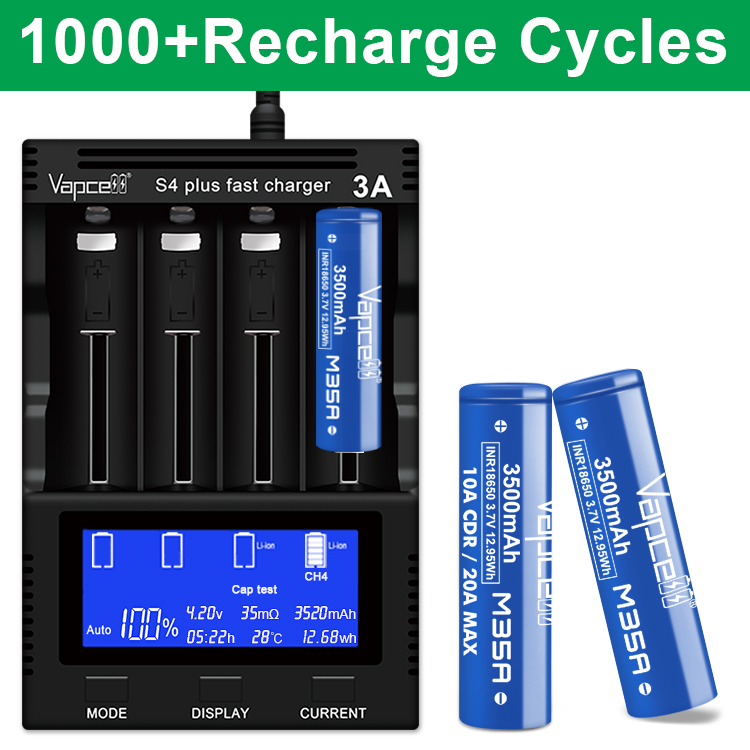 Original Vapcell M35A 18650 M3 - Vape Battery 18650 บทวิจารณ์และราคา