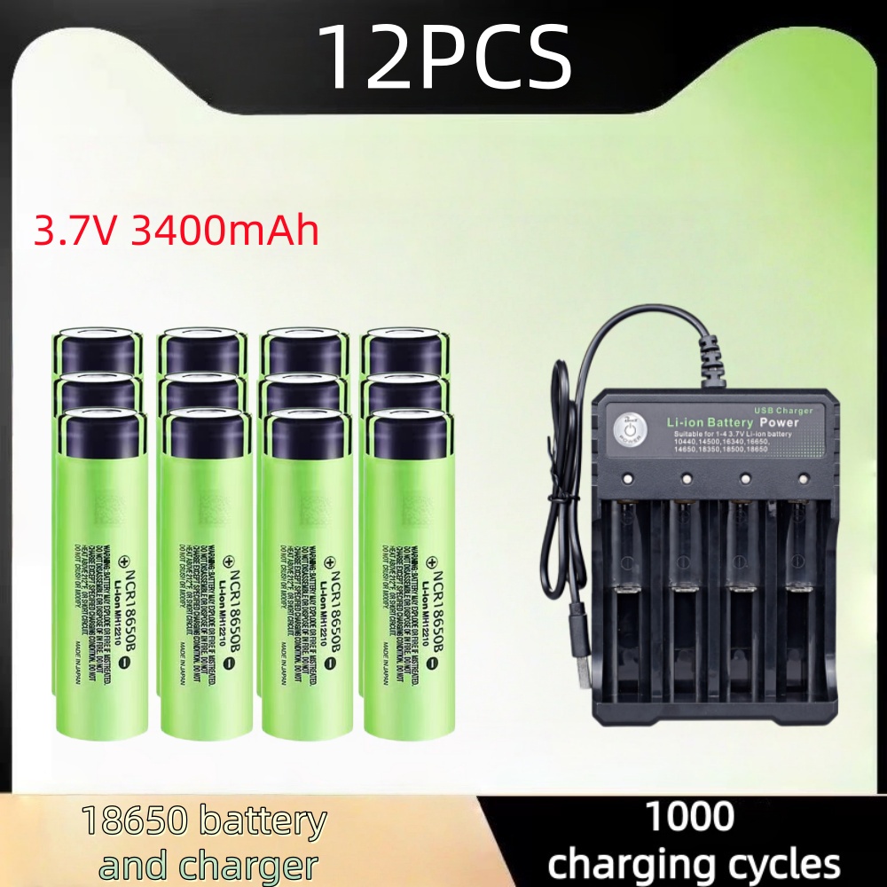 4-20PCS แบตเตอรี่ลิเธียมแบบชาร - Vape Battery 18650 บทวิจารณ์และราคา