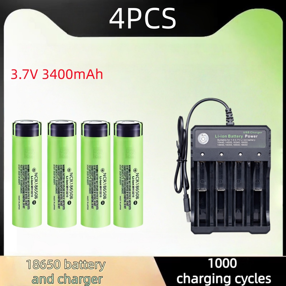 4-20PCS แบตเตอรี่ลิเธียมแบบชาร - Vape Battery 18650 บทวิจารณ์และราคา