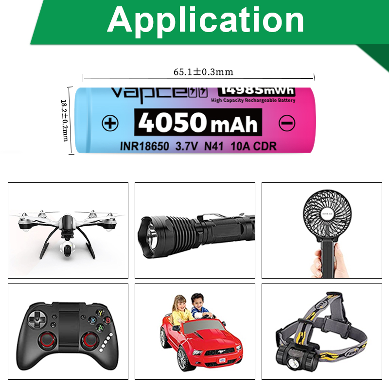 ใหม่ Rainbow 18650 แบตเตอรี่ V - Vape Battery 18650 บทวิจารณ์และราคา